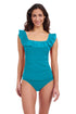 Gottex Profile By Gottex Tutti Frutti Square Neck Ruffle Tankini Top